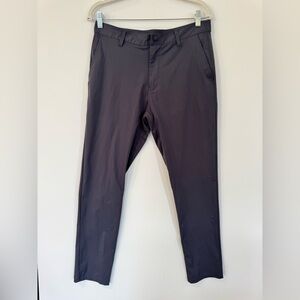 RHONE Men's Commuter Slim Pants Dark Gray Sz 32 Stretch Casual performance